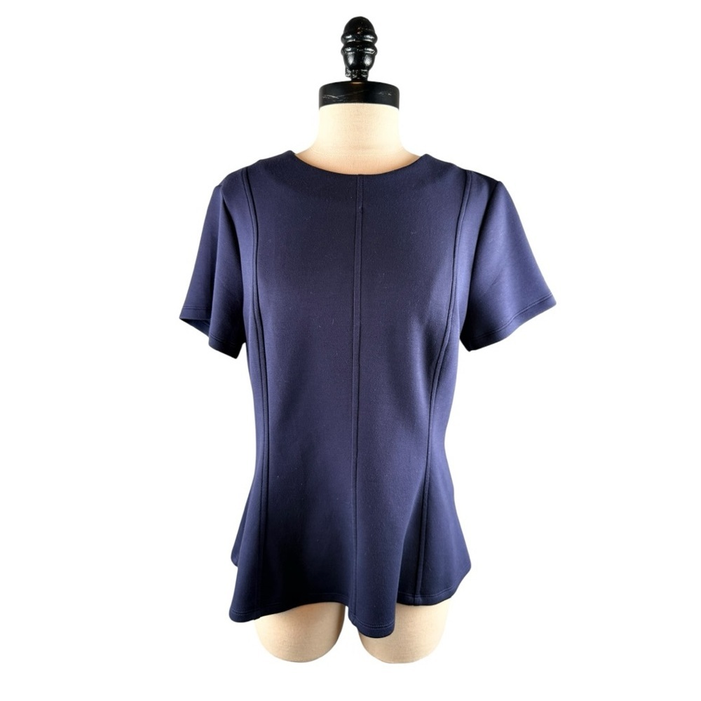 Banana Republic Dark Blue Short Sleeve Top